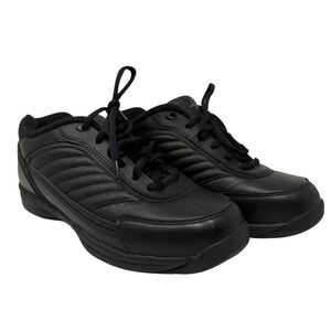 Easy Spirit Shoes Womens Size 8 Wide Black Walking Comfort Leather Soart Patent